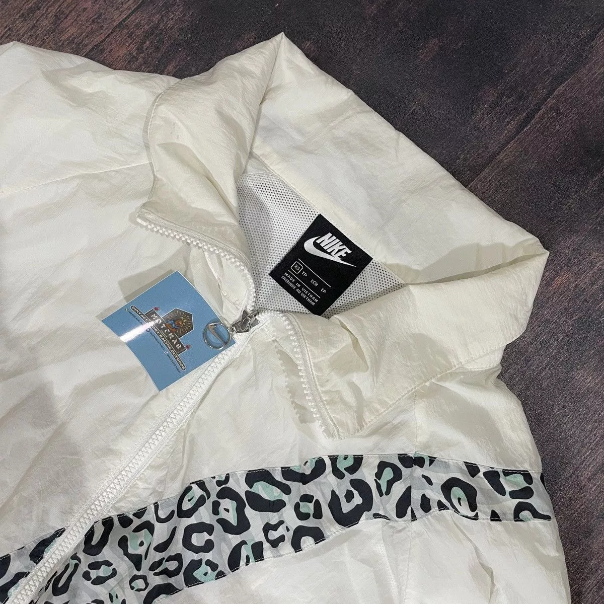 Nike Light Jackets Nike Big Swoosh Animal White