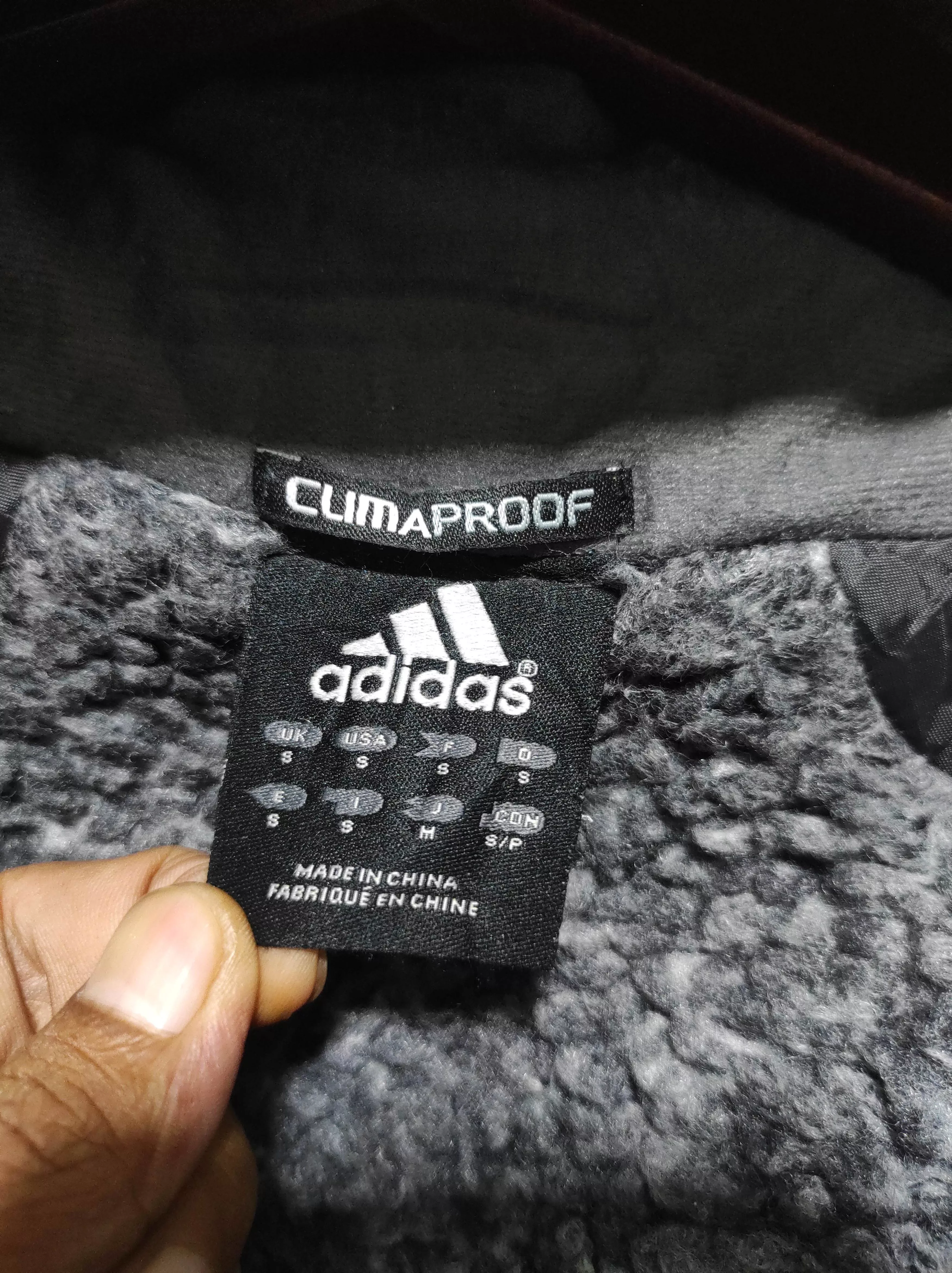 Adidas Heavy Coats Vintage Adidas Long Jacket Black