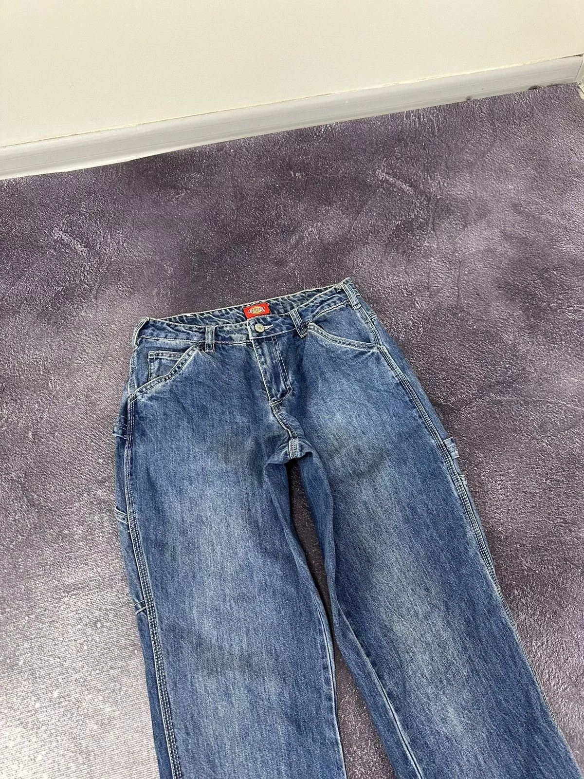 Dickies Denim Vintage Dickies Y2K Blue Work Hype Slim Jeans Streetwear