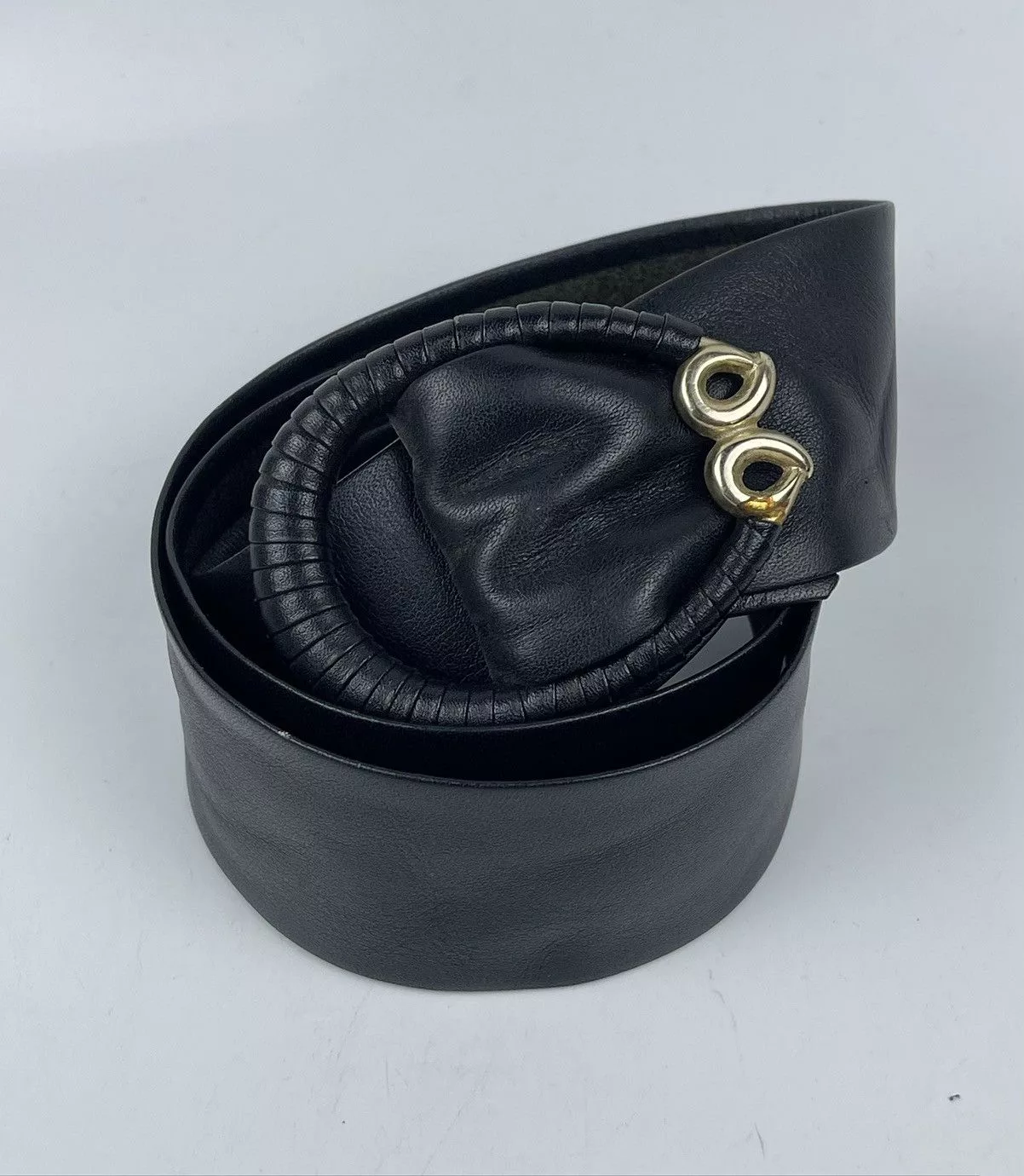 Genuine Leather Belts Genuine Leather × Japanese Brand yuki torii leather belt tc18 Black