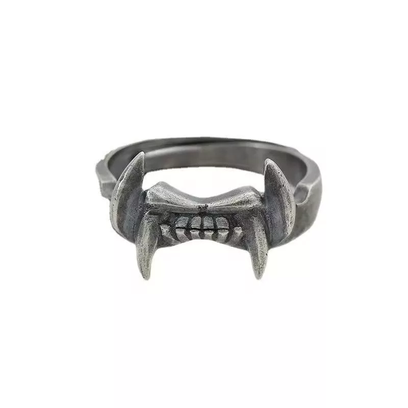 Jewelry Jewelry Watches Jewelry × Vintage Resizeable Vampire Tooth Ring Silver Streetwear