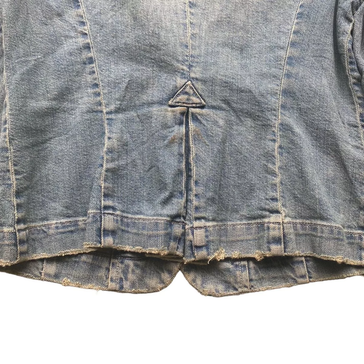 Calvin Klein Denim Jackets Calvin Klein Distressed Denim Jacket Multi
