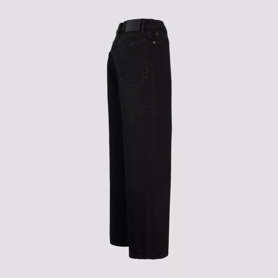 Balenciaga Jeans Balenciaga o1s1wg110624 Ankle Cut Jeans in Black