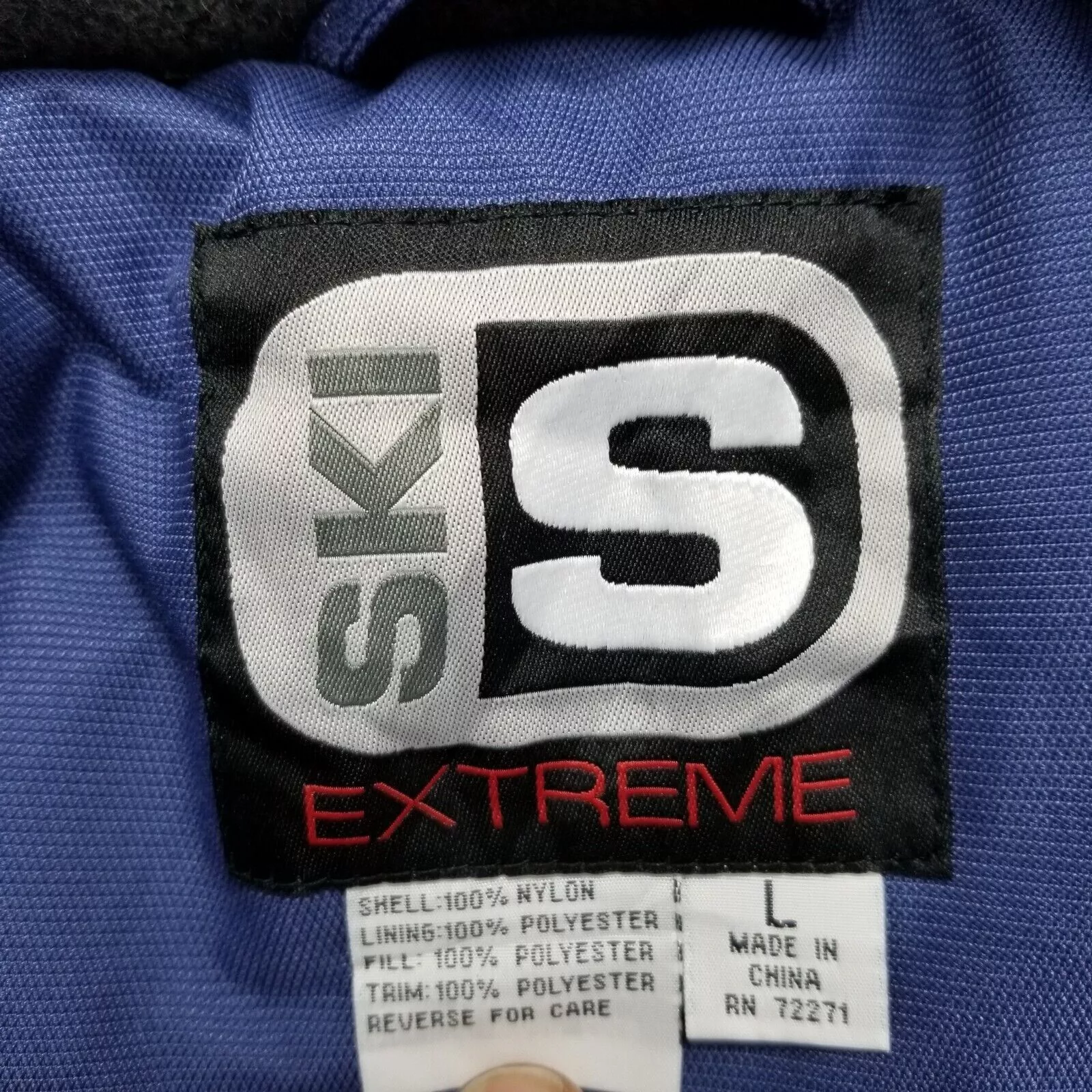 Other Light Jackets Other Extreme Ski Jacket Mens Large Full Zip Pockets Hidden Hoodie Blue