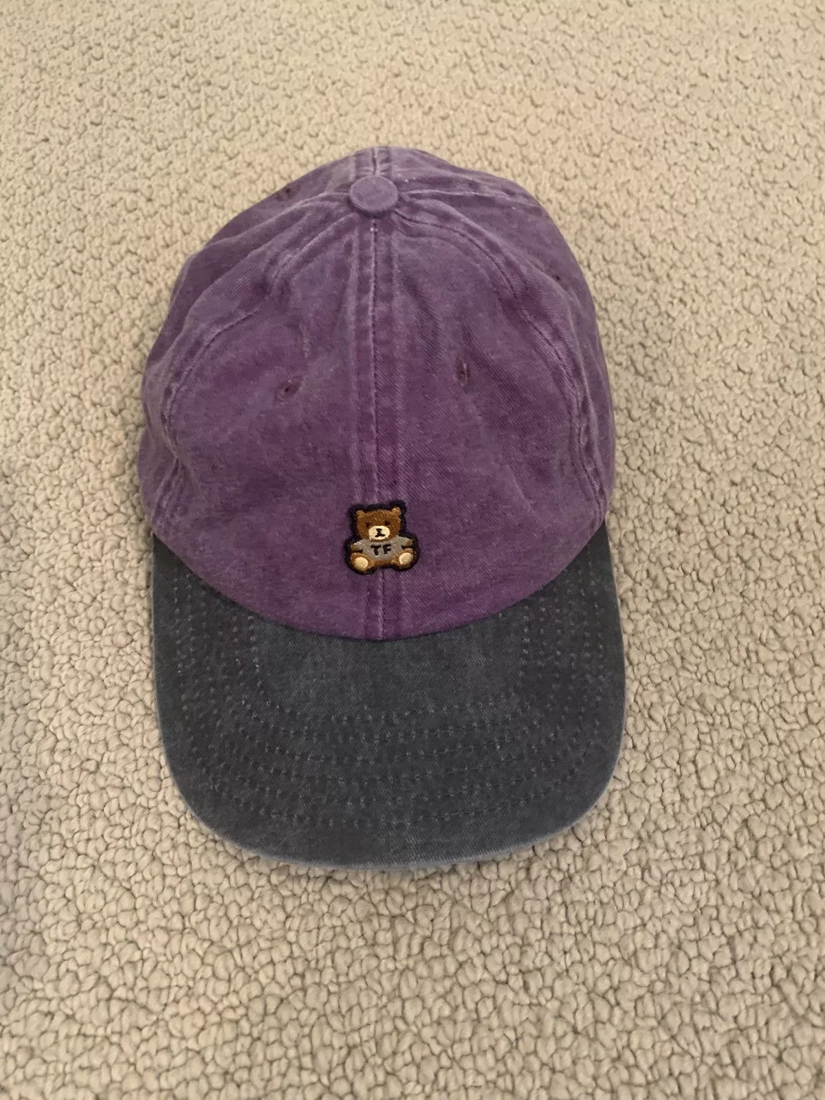 Teddy Fresh Hats Teddy Fresh Purple and Black Bear Dad Hat