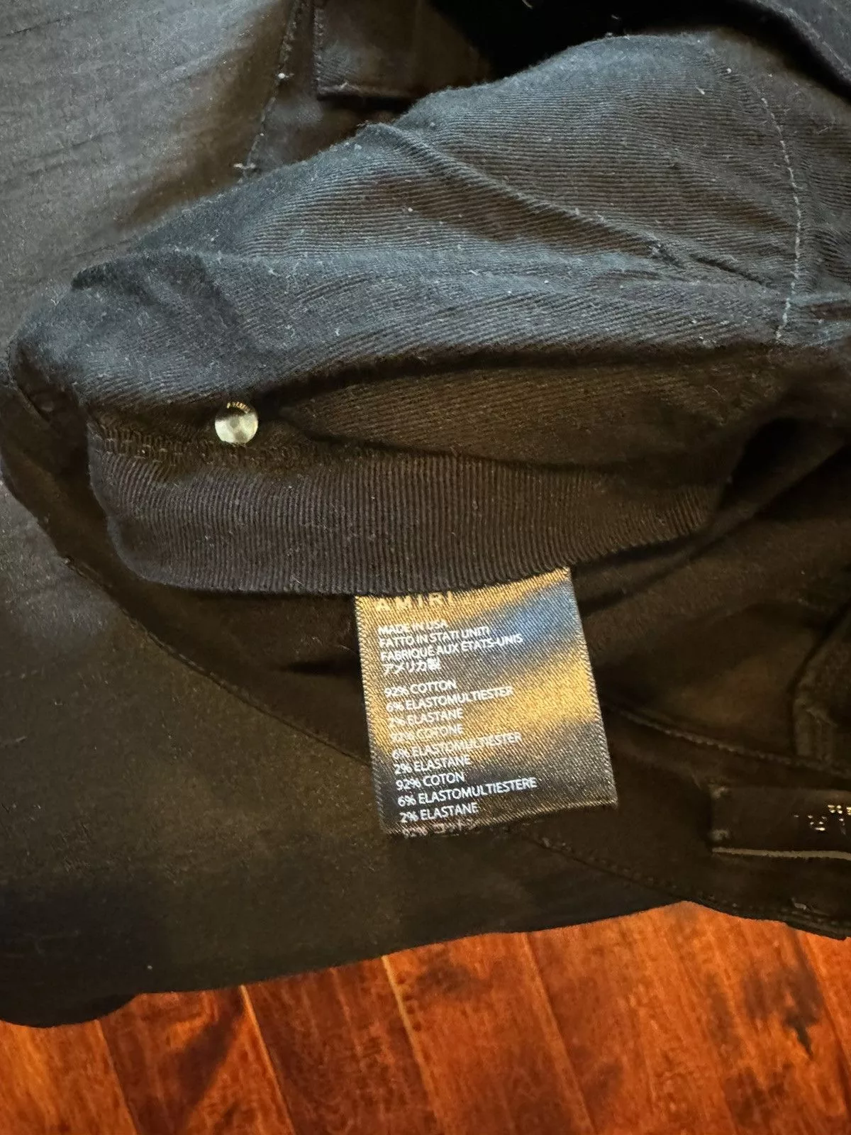 Amiri Denim Amiri Broken Jeans Size 32 Black