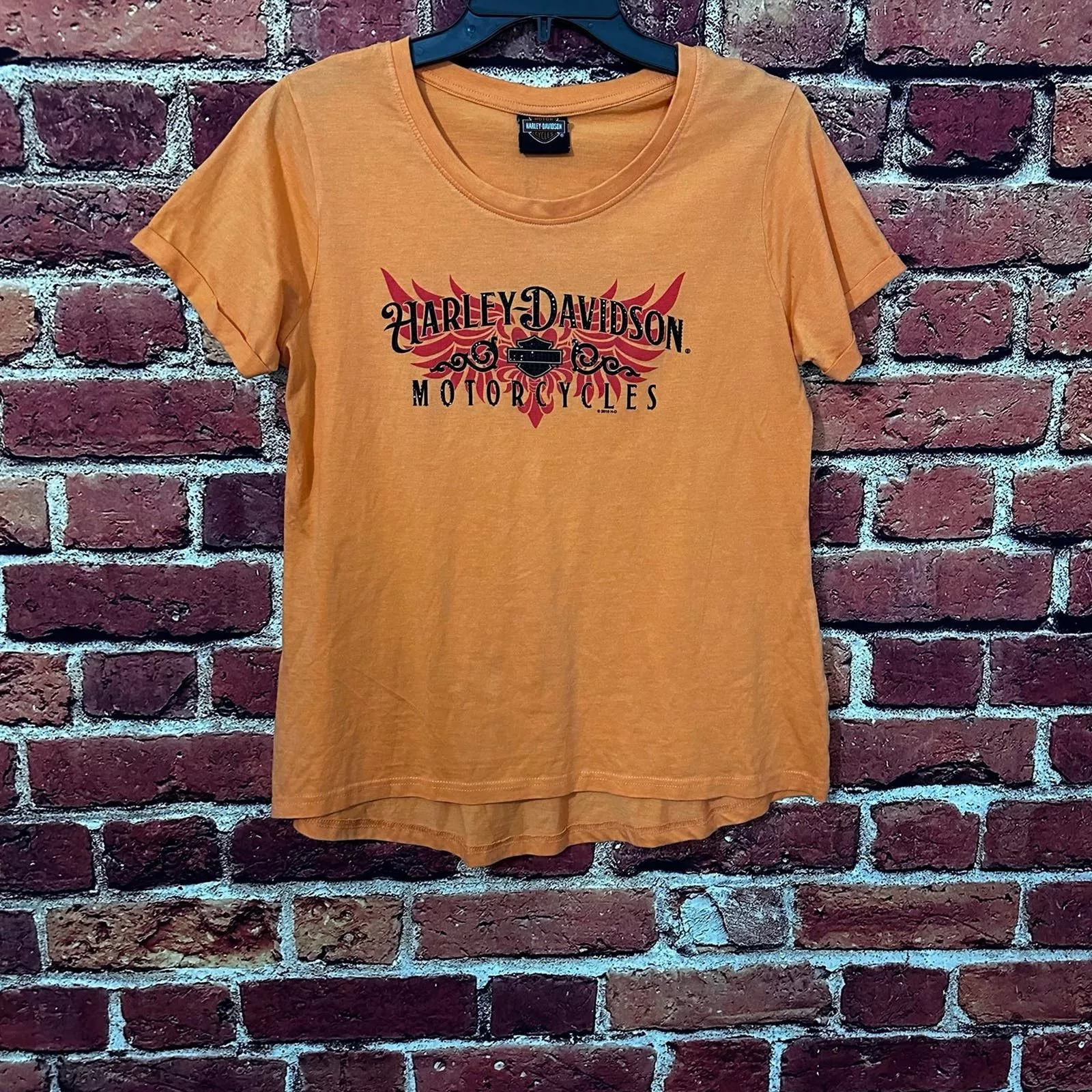 Harley Davidson Short Sleeve T Shirts Harley Davidson Women’s Harley-Davidson tee shirt Orange