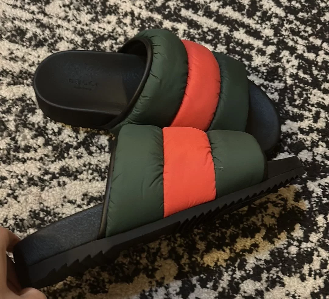Gucci Sandals Gucci Padded Web Sandal Slide size 41 Multi