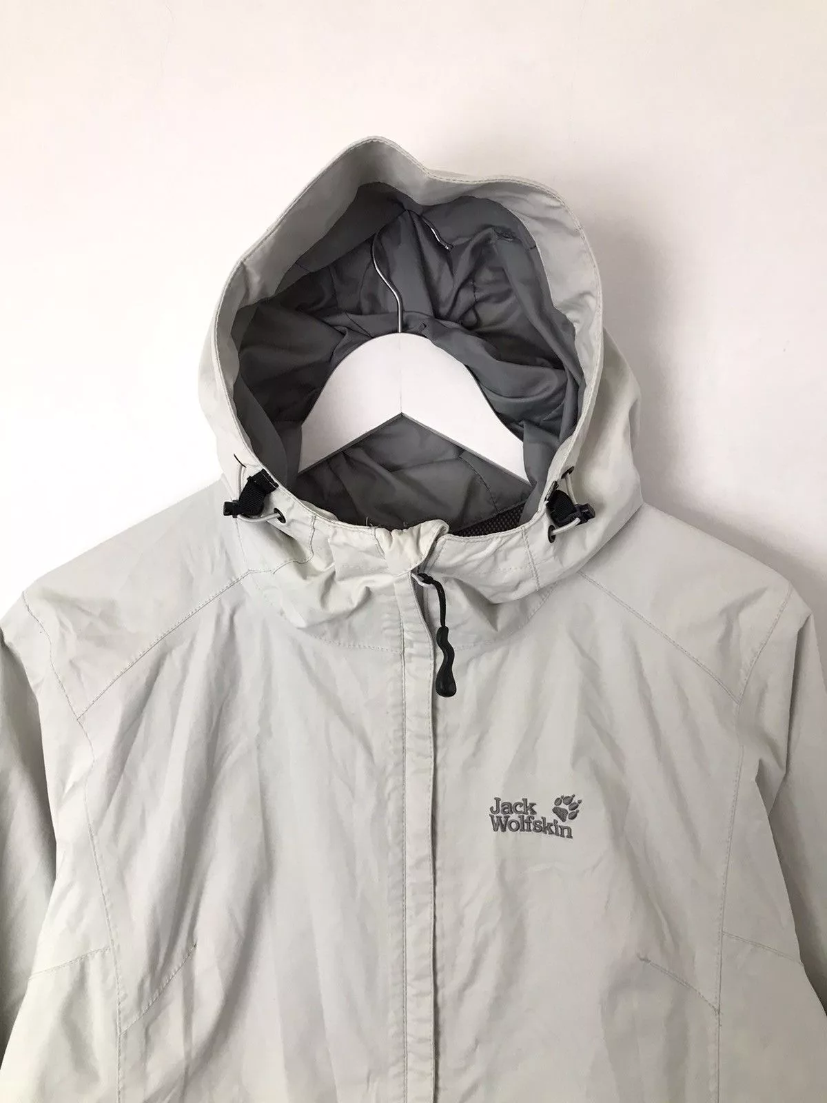 Goretex Light Jackets Goretex × Jack Wolfskin Jack Wolfskin Waterproof,Windbreaker Hooded Jacket White Gorpcore