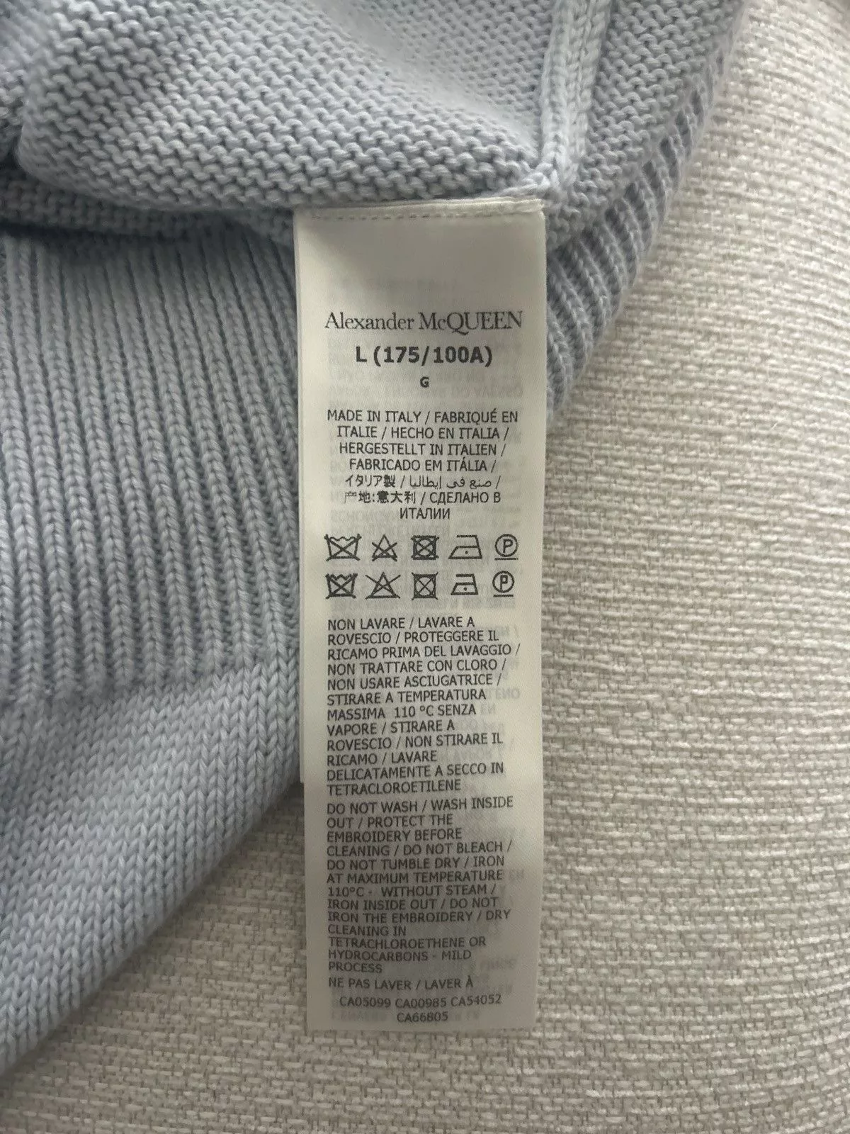 Alexander McQueen Sweaters Knitwear Alexander McQueen sweater Blue