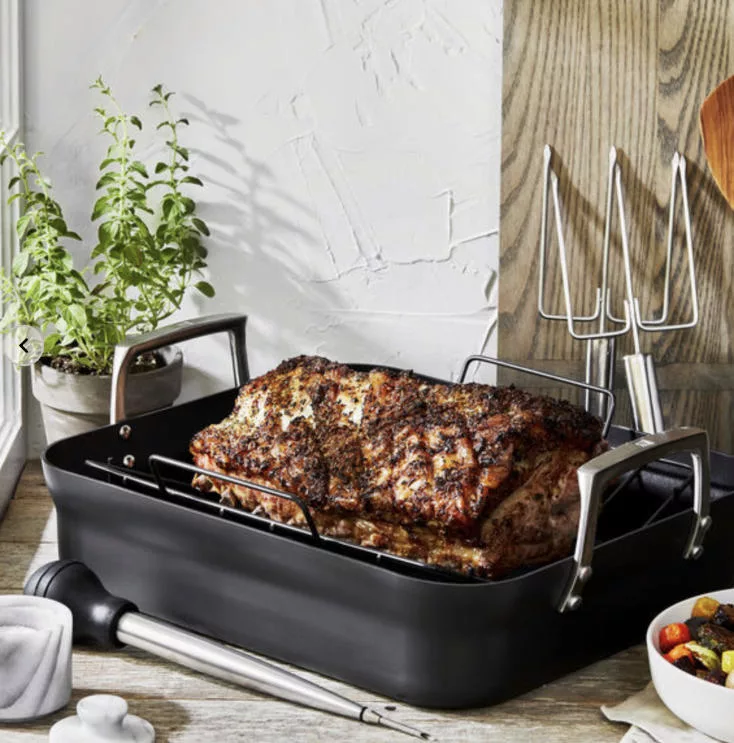 --Hard Anodized Roaster Pan