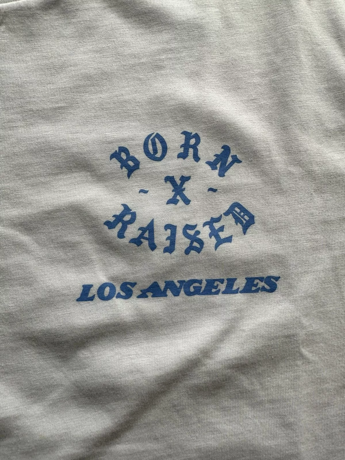 Born X Raised Short Sleeve T Shirts Born X Raised Rocker Tee White