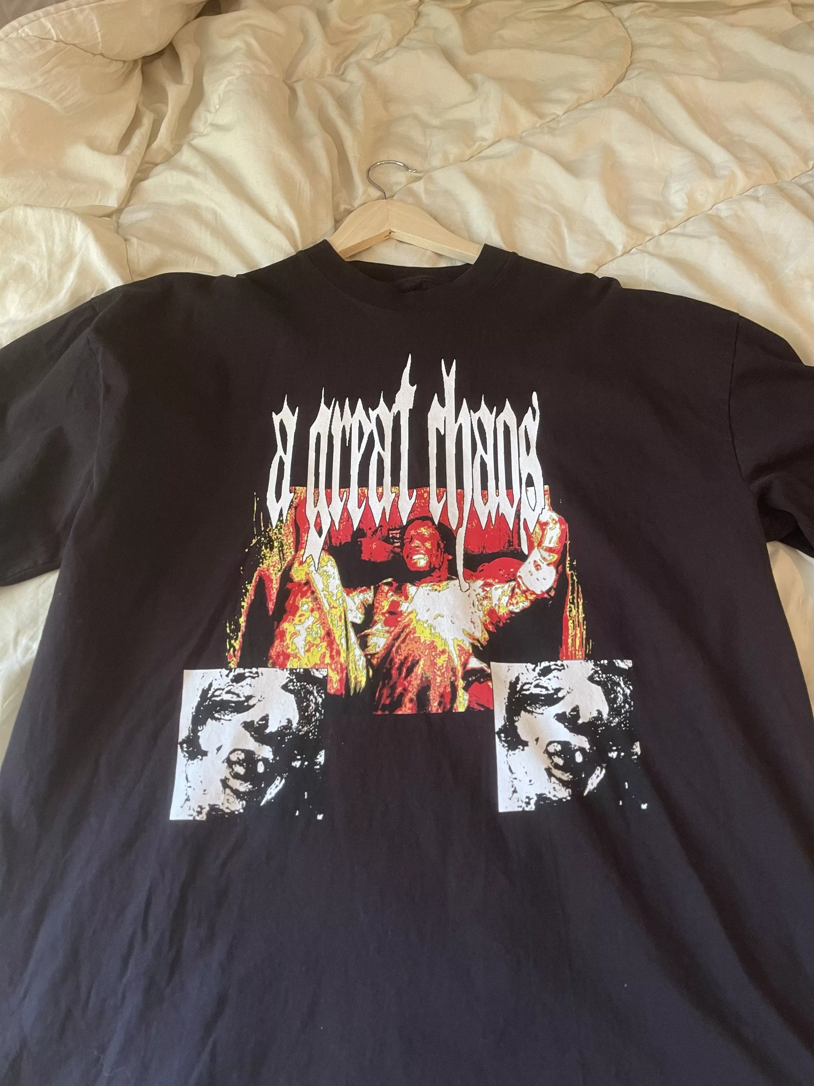 Ken Carson Short Sleeve T Shirts Ken Carson × Playboi Carti A Great Chaos ken carson merch Black