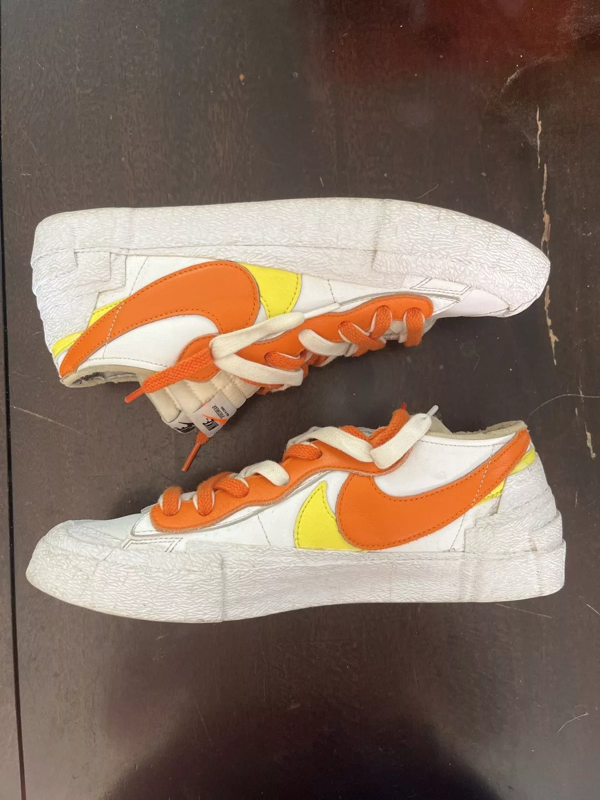 Sacai Low Top Sneakers Sacai Blazer Low White