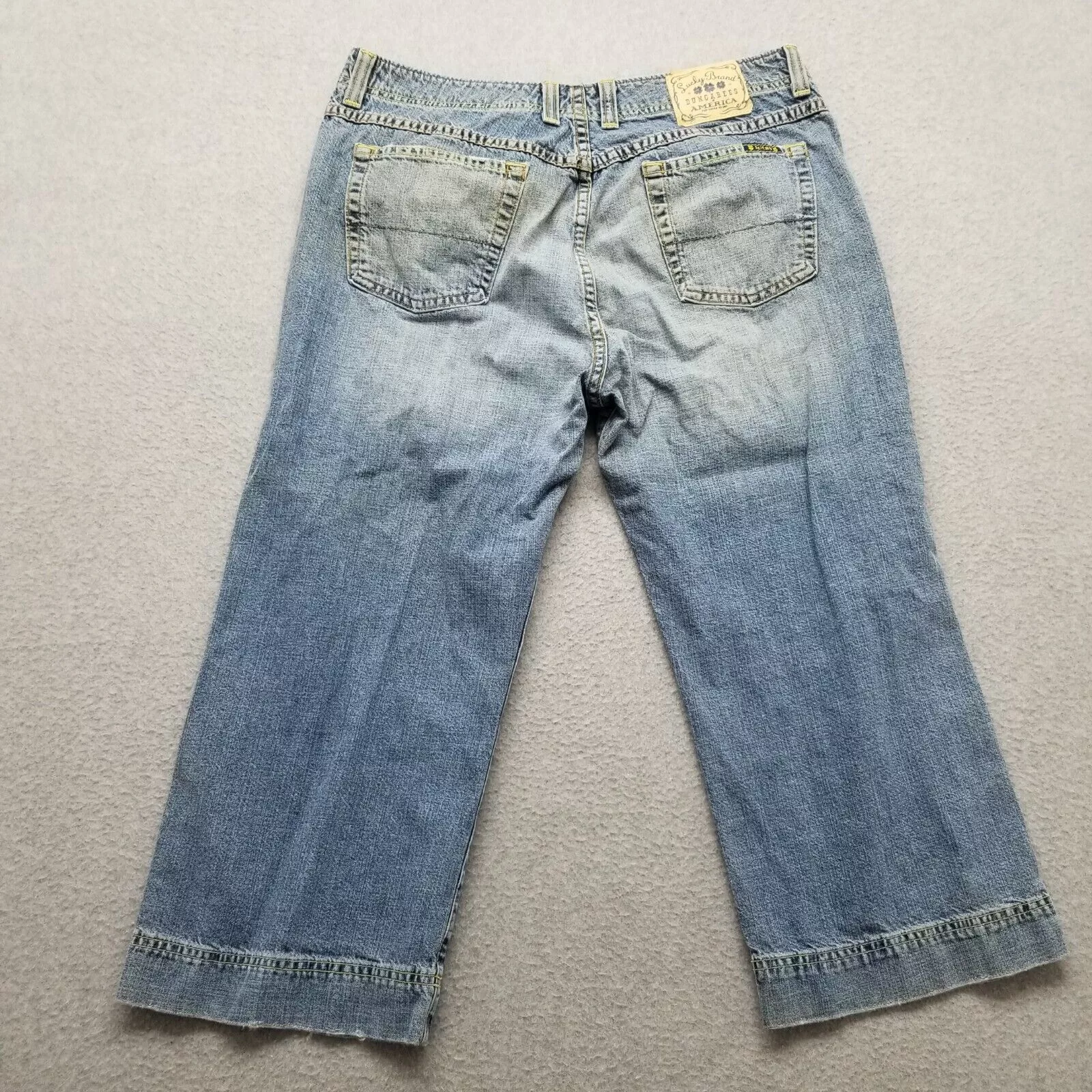 VINTAGE Lucky Brand Jeans Womens 32x22 Blue Denim Straight