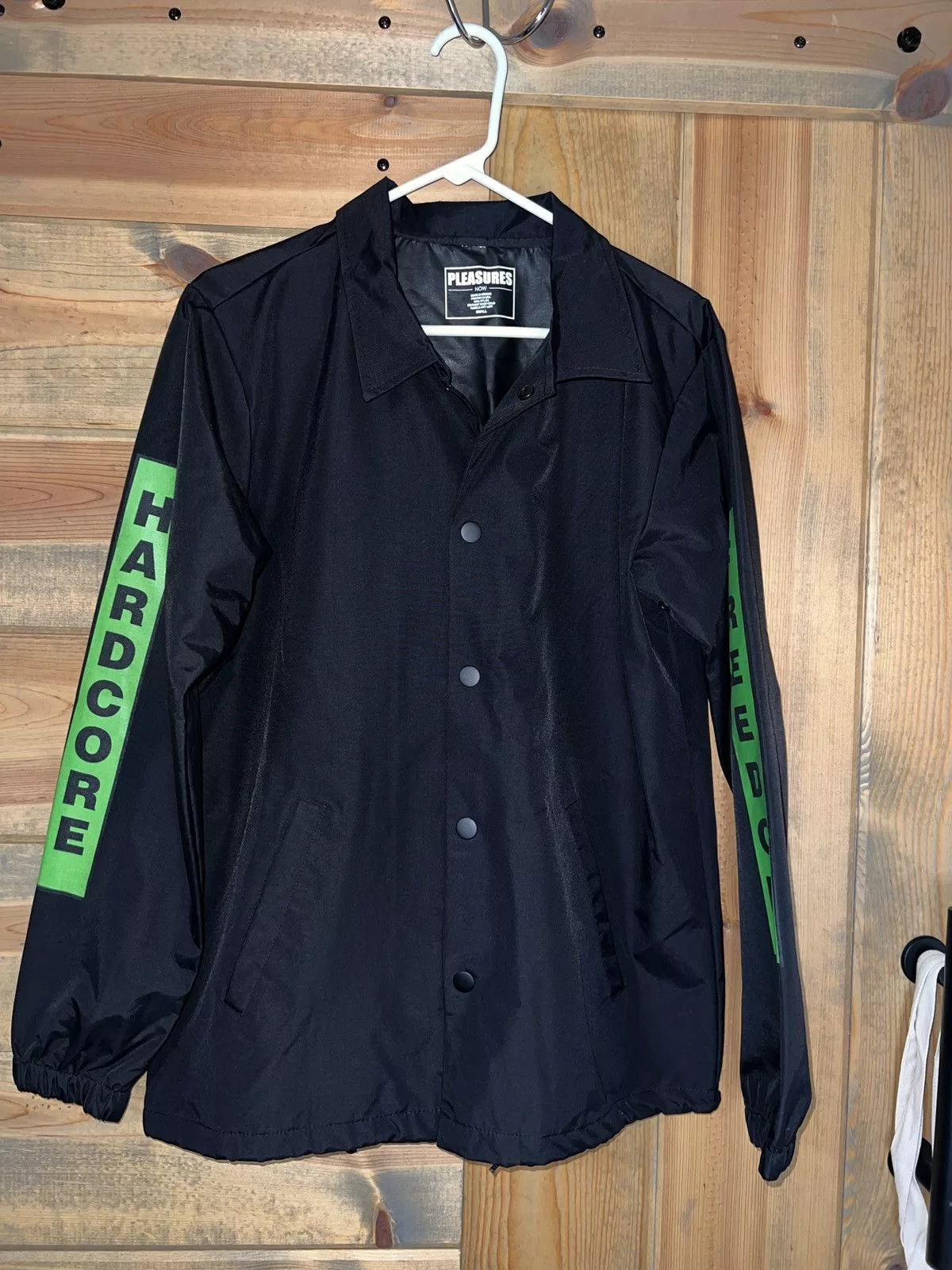 Pleasures Light Jackets Pleasures Coach Jacket Black Streetwear