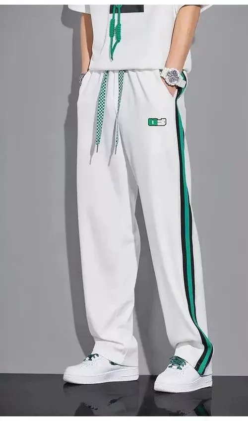 Jean Sweatpants Jean Elegant sweatpants for you White Avant-Garde