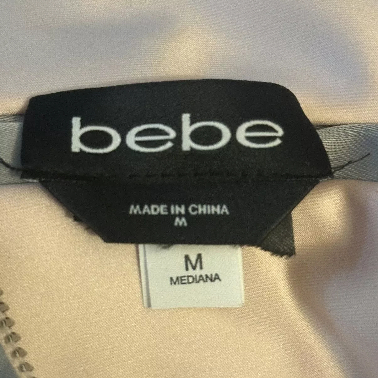 Bebe Bombers Vintage Y2K Bebe reversible satin bomber jacket Multi