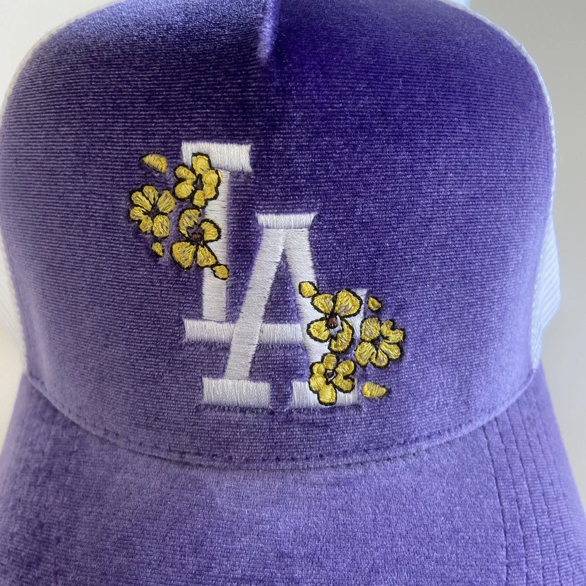 NBA Hats NBA La Lakers Trucker Hat Purple