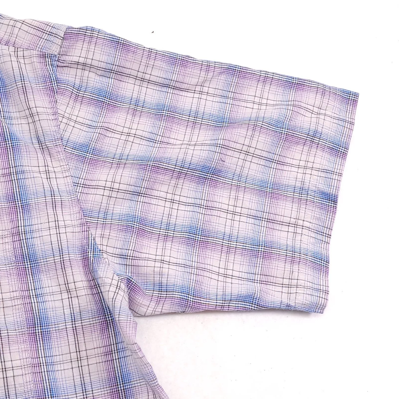 Wrangler Shirts Button Ups Wrangler Casual Button Up Shirt Men Size Extra Large XL Blue