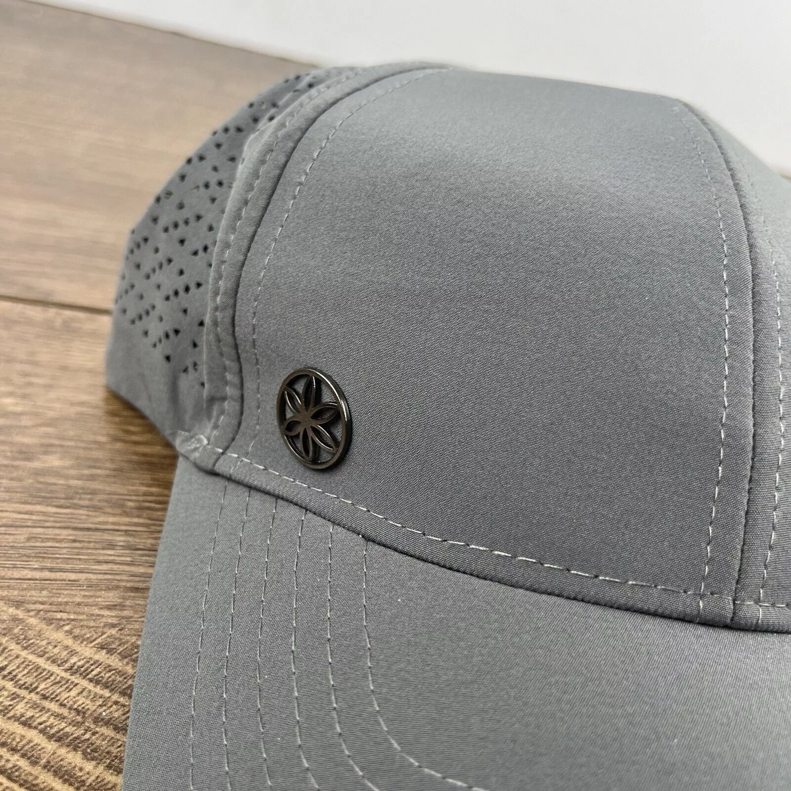 Other Hats Other Gray Athletic Hat Running Cap Hat Gray Hat Adjustable Hat Gr