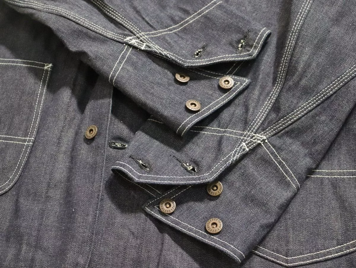 Visvim Light Jackets Visvim 22aw Jumbo Coverall Blue