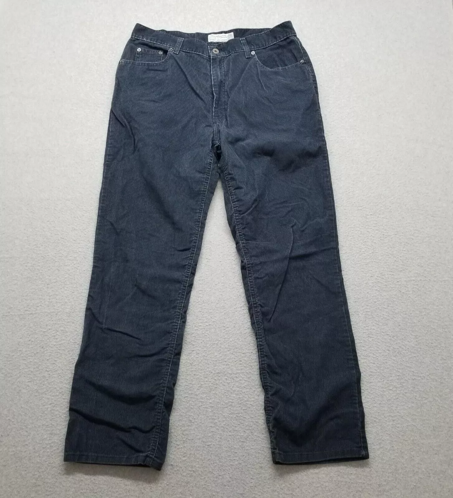 Abercrombie & Fitch Pants Abercrombie & Fitch × Vintage Abercrombie & Fitch Womens 14 Straight Corduroy 34x31 Blue