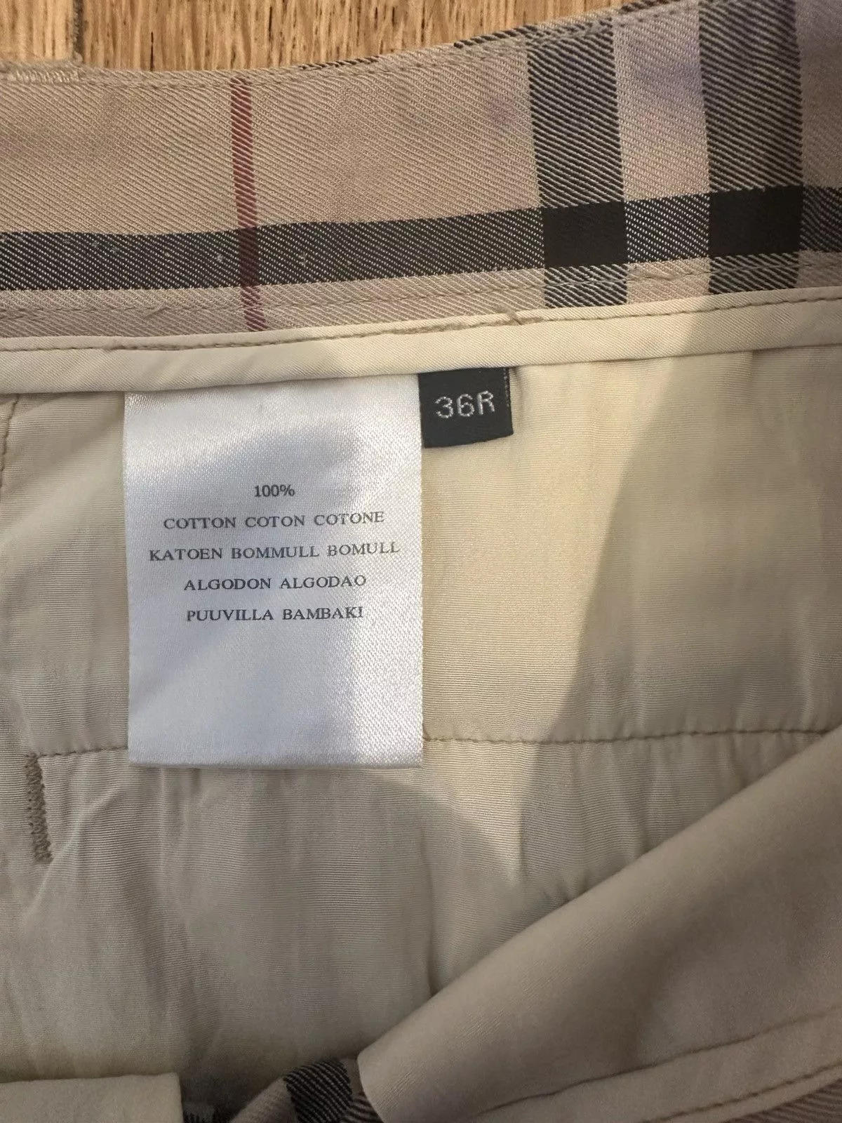 Burberry Shorts - Size Small Beige