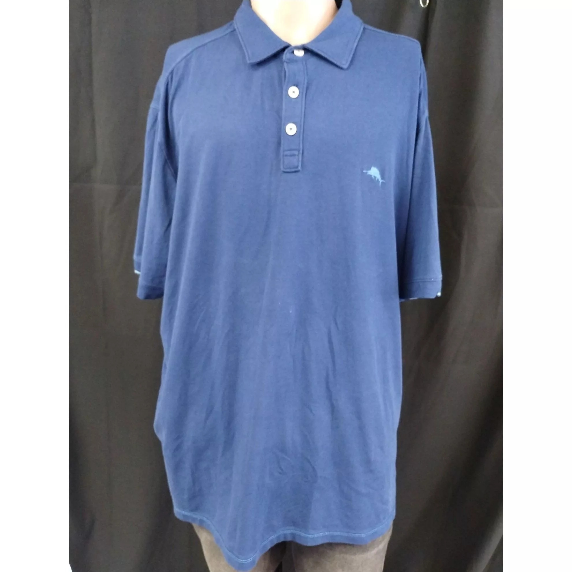 Tommy Bahama Polos Tommy Bahama Men's Blue Shirt/Polo/Short Sleeve SzXL SKU3385