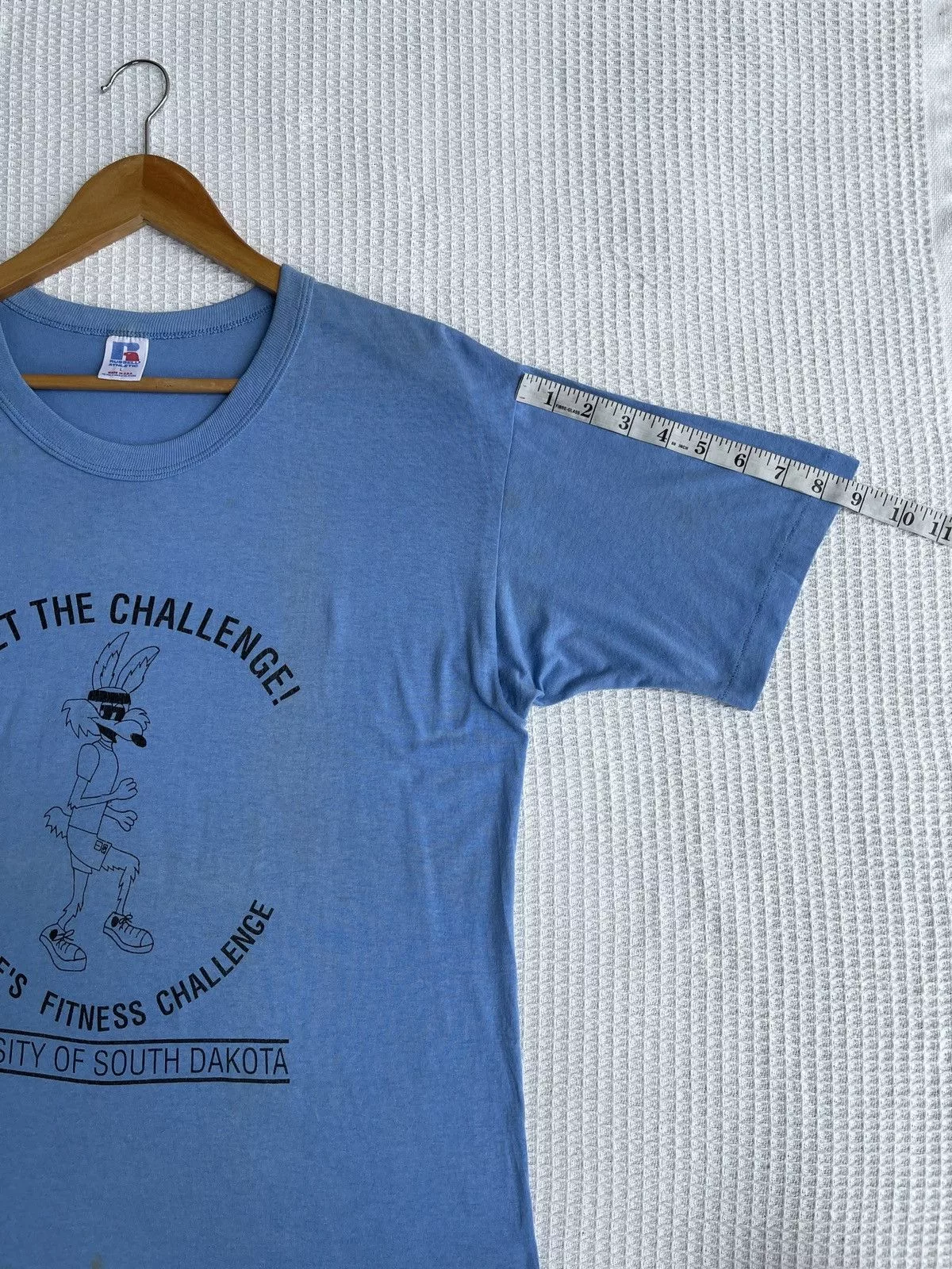 Russell Athletic Short Sleeve T Shirts Russell Athletic × Vintage Last Drop🔥Rare🔥Vintage 90s RUSSELL ATHLETIC T Shirt Blue