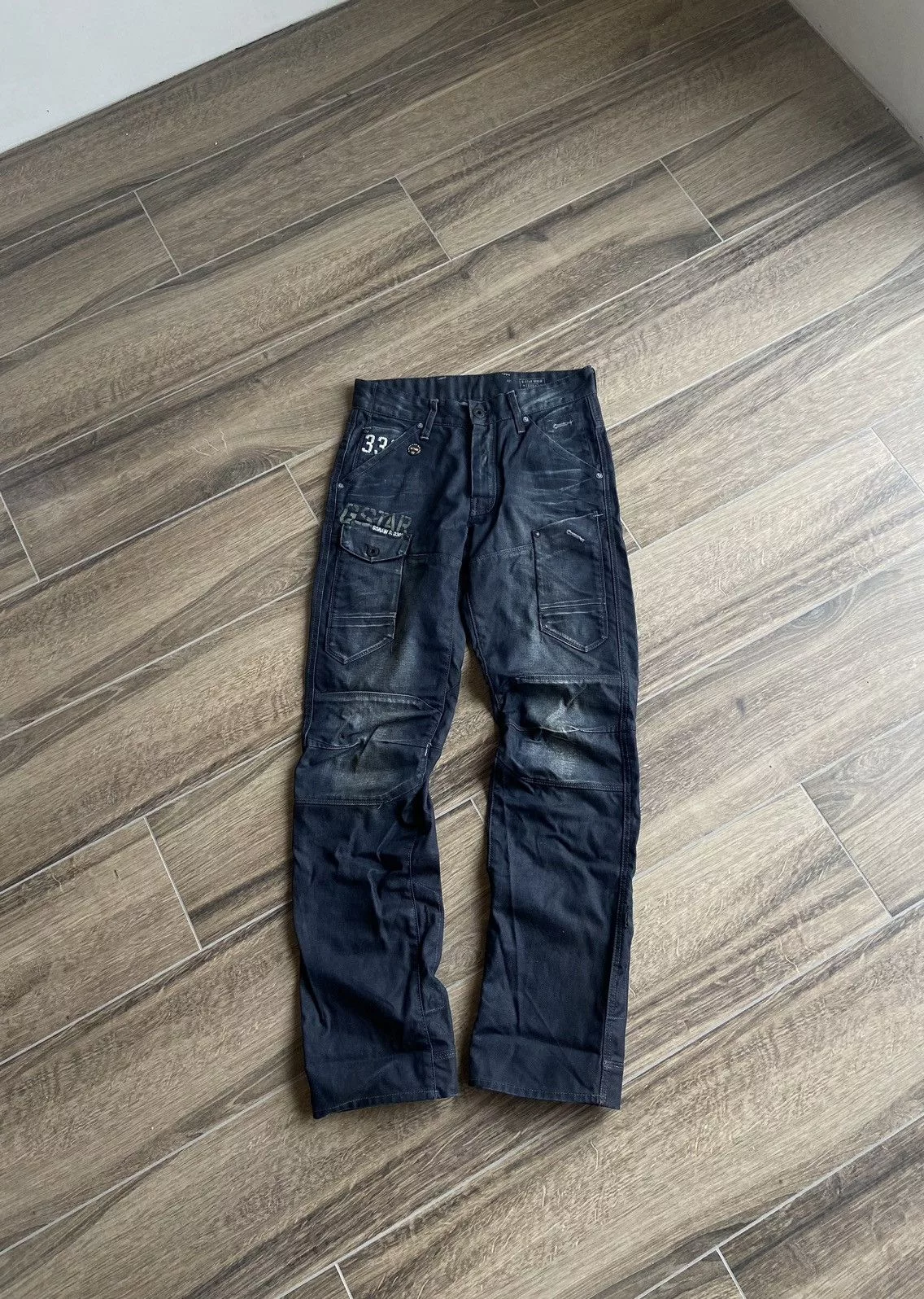 G-Star Denim G-Star × Vintage Vintage G star Raw denim cargo pants mens y2k Blue