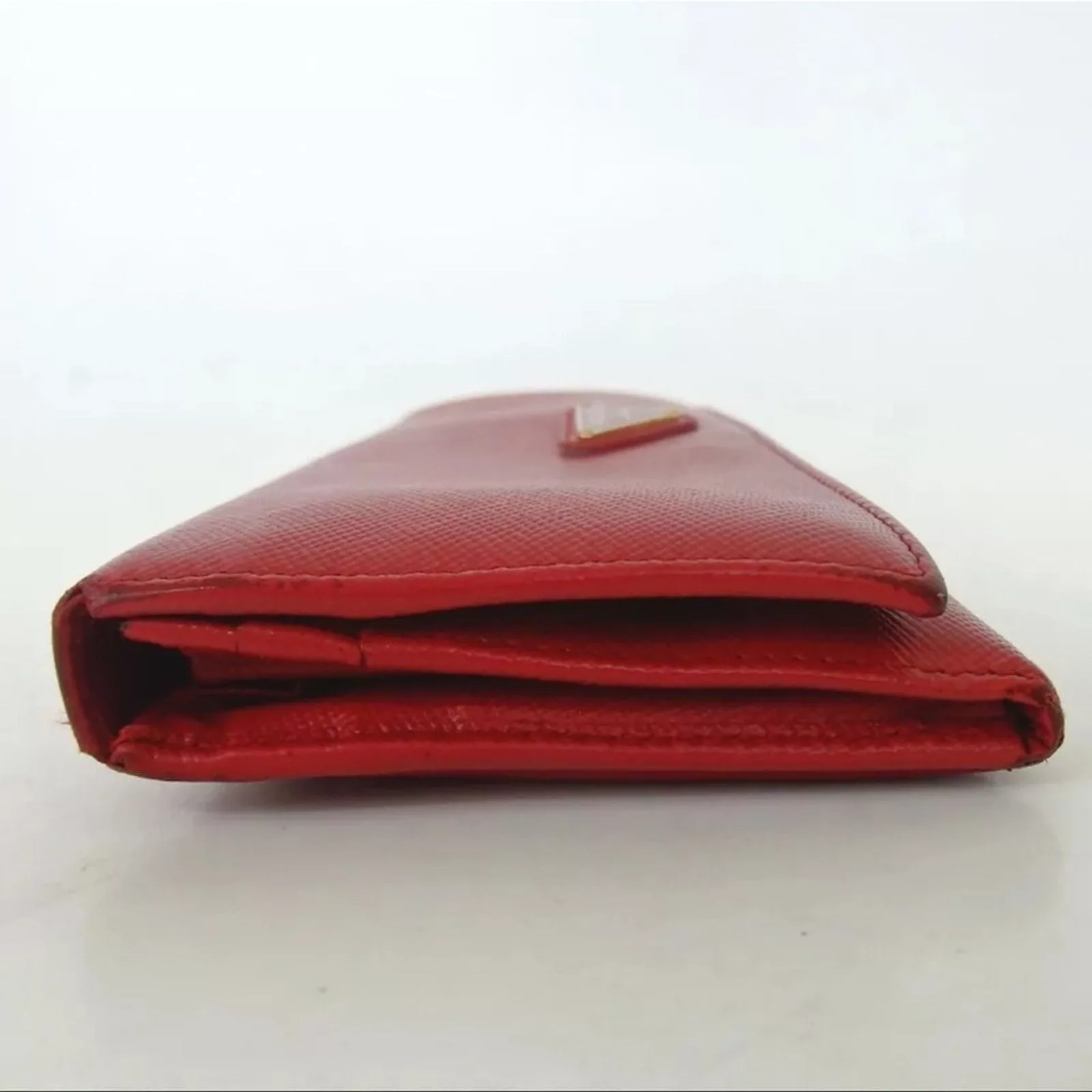Prada Wallets EUC Prada Saffiano Long Wallet Red