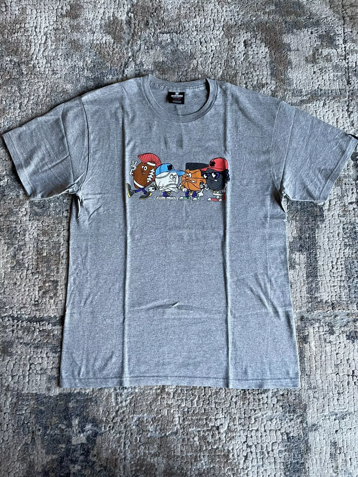 Undefeated Short Sleeve T Shirts Undefeated UNDFTD Sports Tee Gray