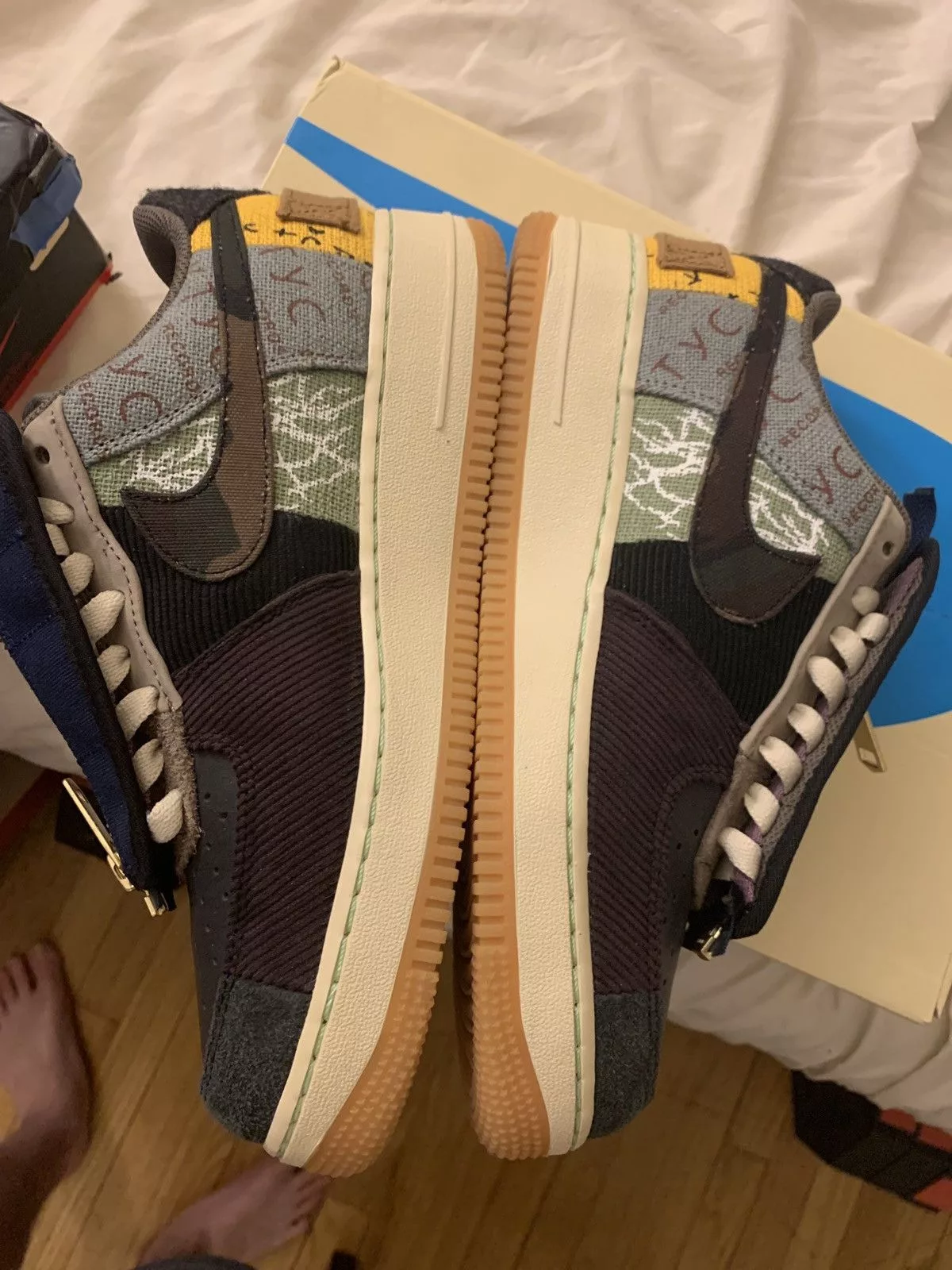 Nike Low Top Sneakers Nike × Travis Scott Air Force 1 low/cactus jack Multi