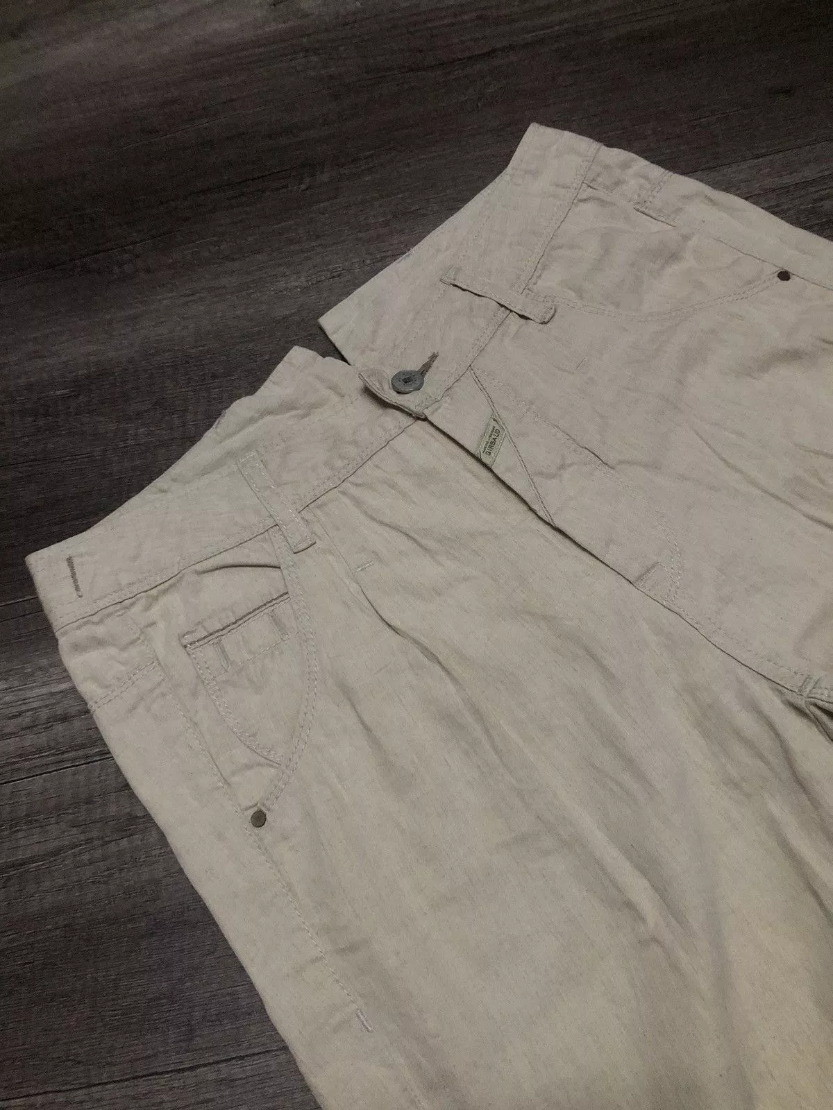 Designer Pants Designer × Marithe + Francois Girbaud × Vintage MARITHE FRANCOIS GIRBAUD CASUAL PANT White