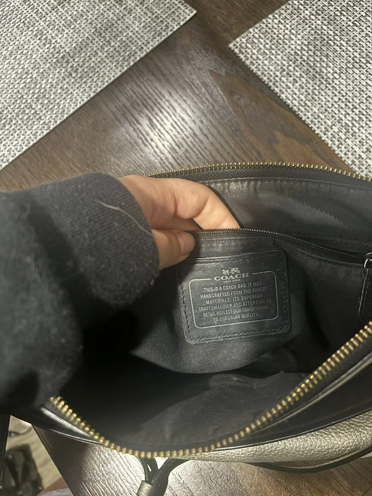 Coach Shoulder Bags Vintage Coach silver bag