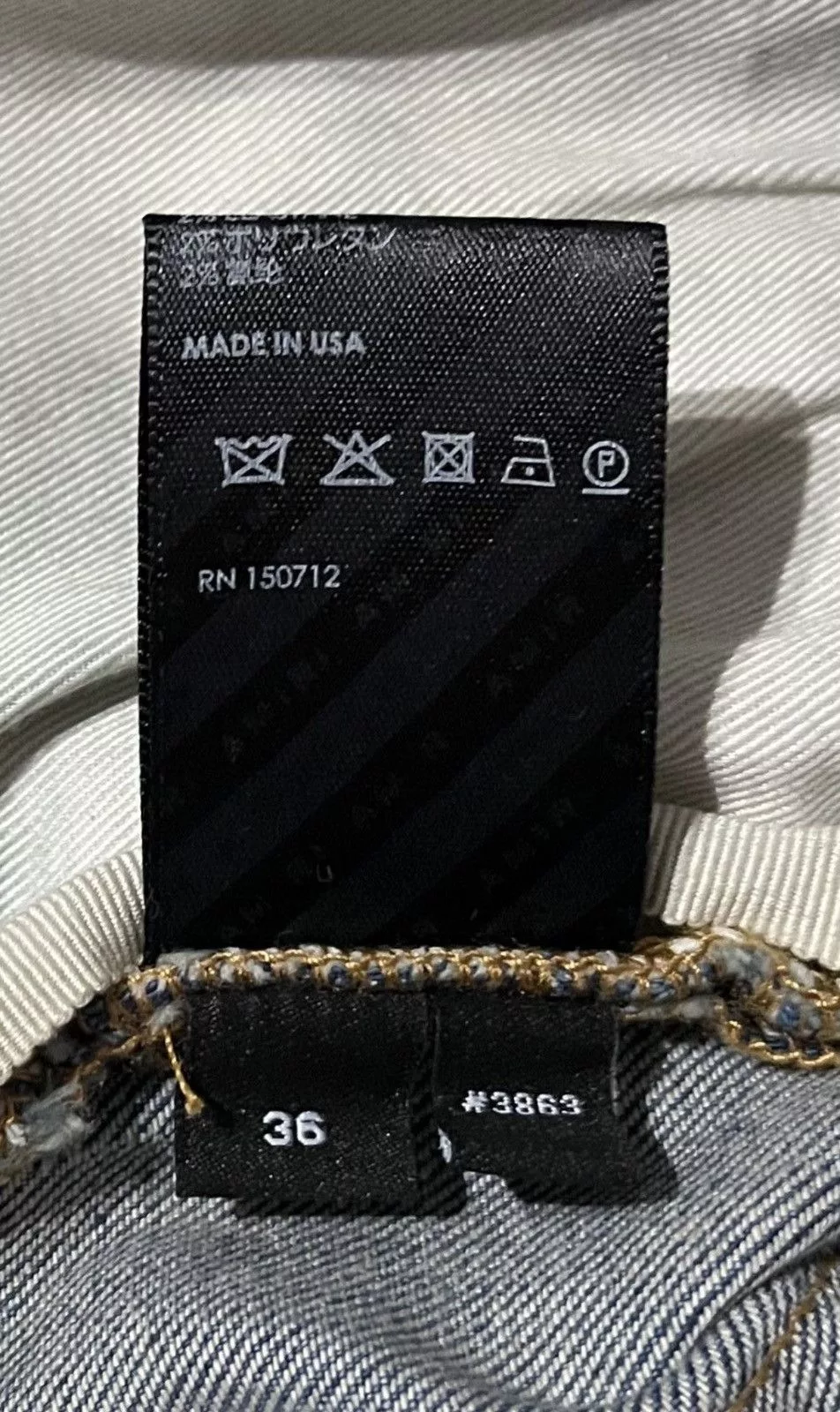 Amiri Casual Pants AMIRI jeans thrasher Blue