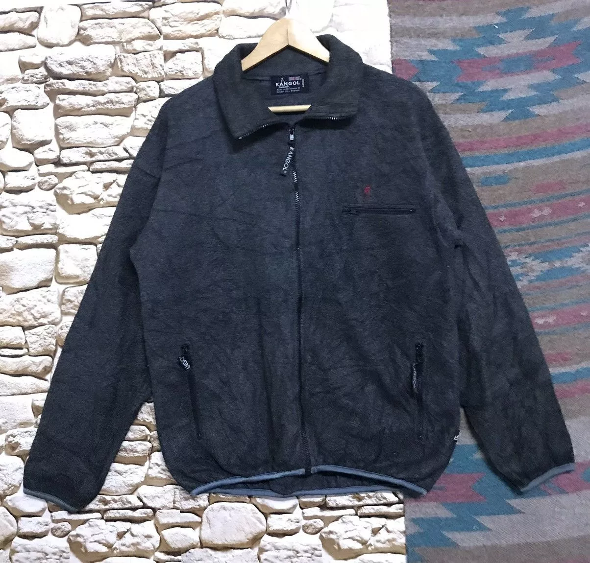 Kangol Light Jackets Kangol Fleece Jacket Black