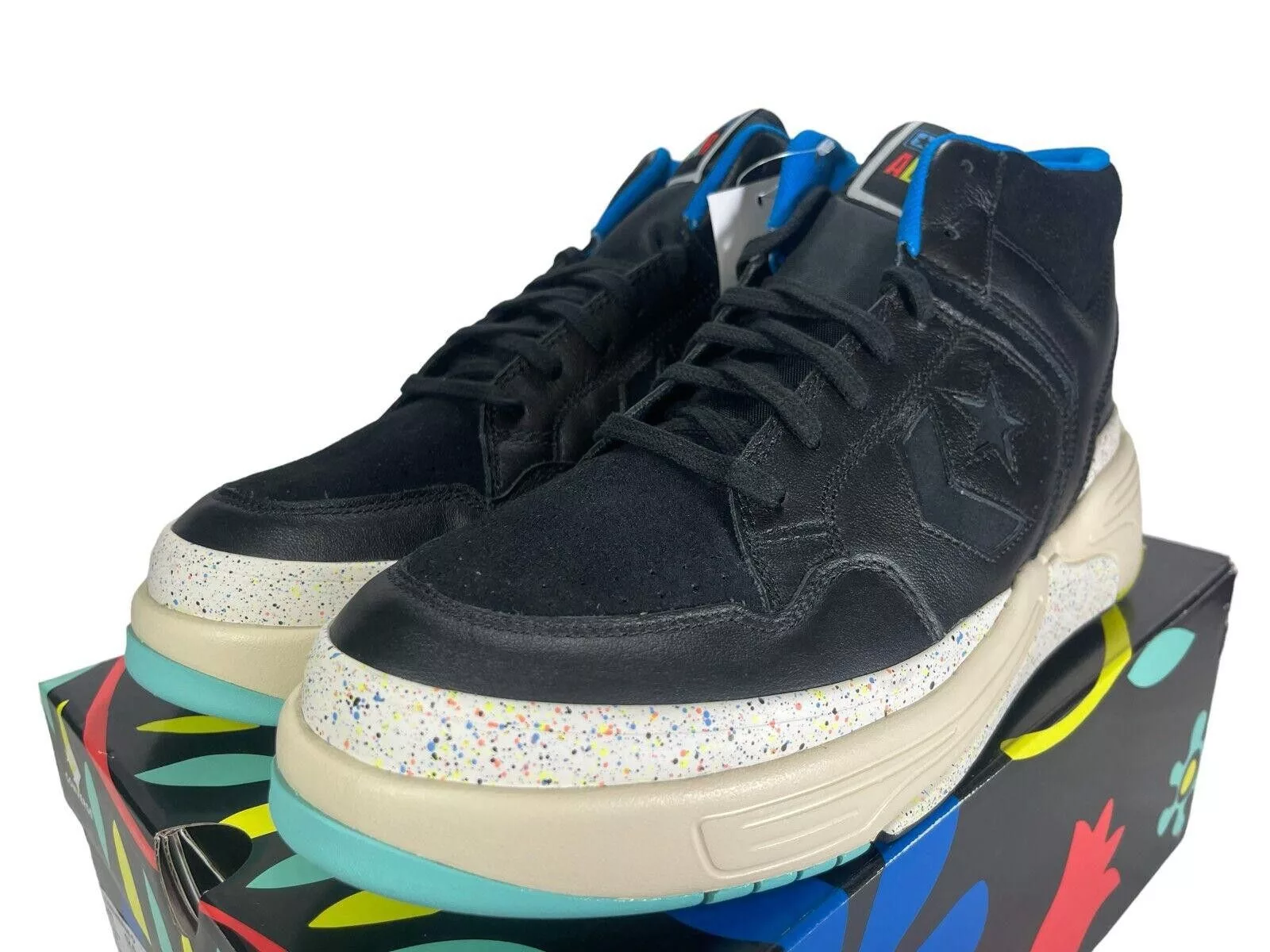 Converse Low Top Sneakers Converse Weapon CX Mid "Peace & Unity" 172194C Size 11.5 Black