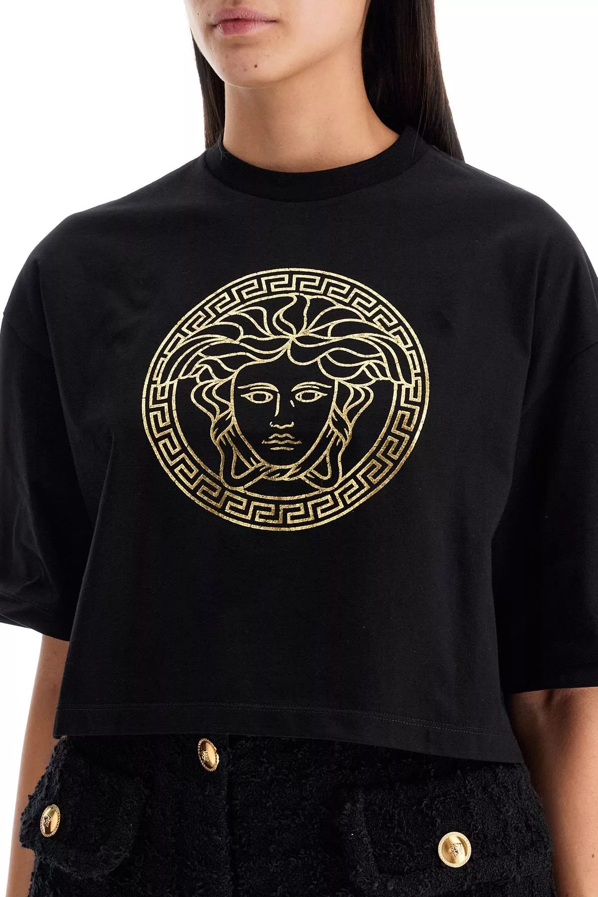 Versace Polos VERSACE Cropped Medusa T Multi
