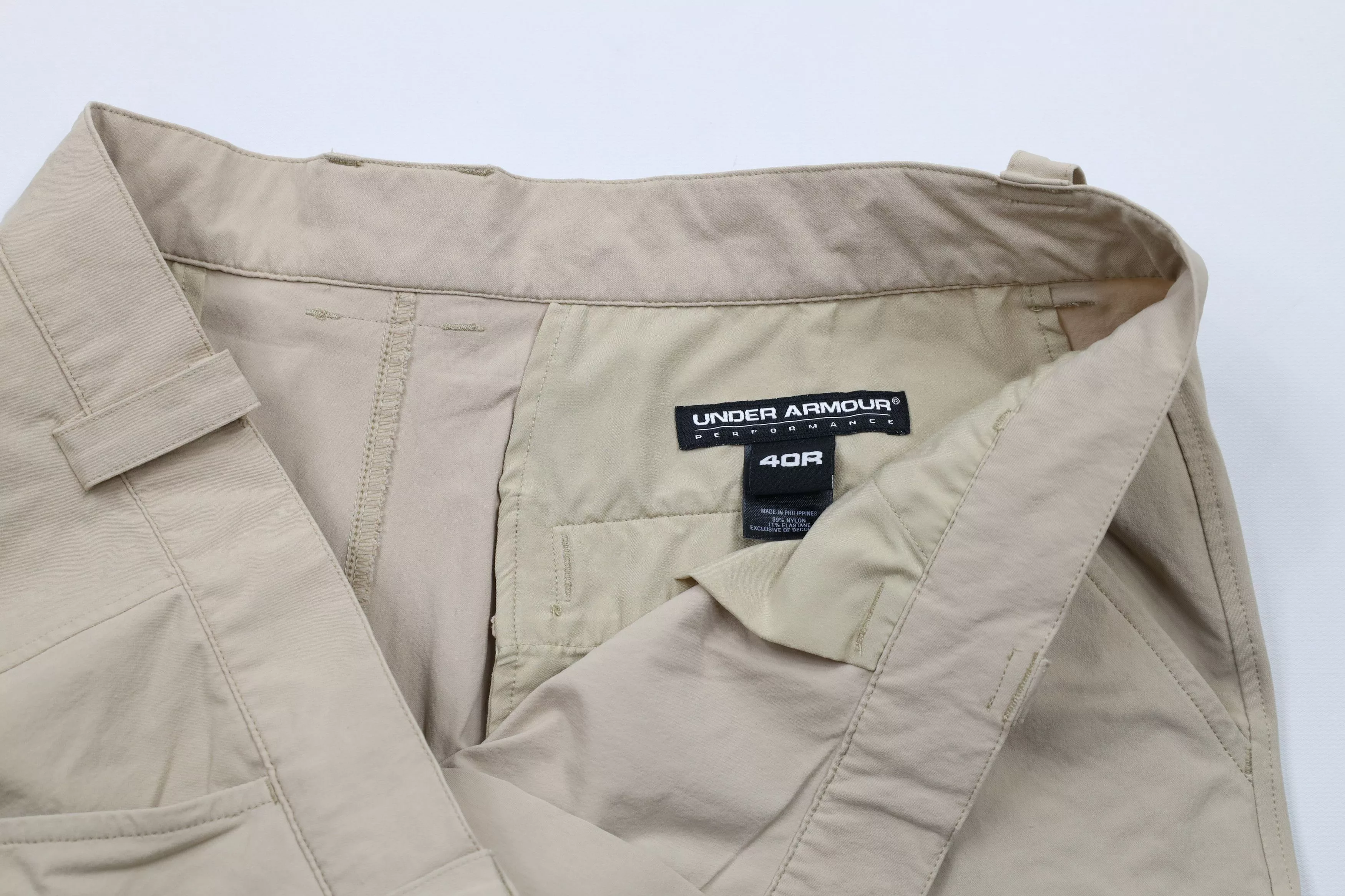 Under Armour Shorts Under Armour × Vintage Under Armour Front Stretch Golfing Golf Chino Shorts Beige