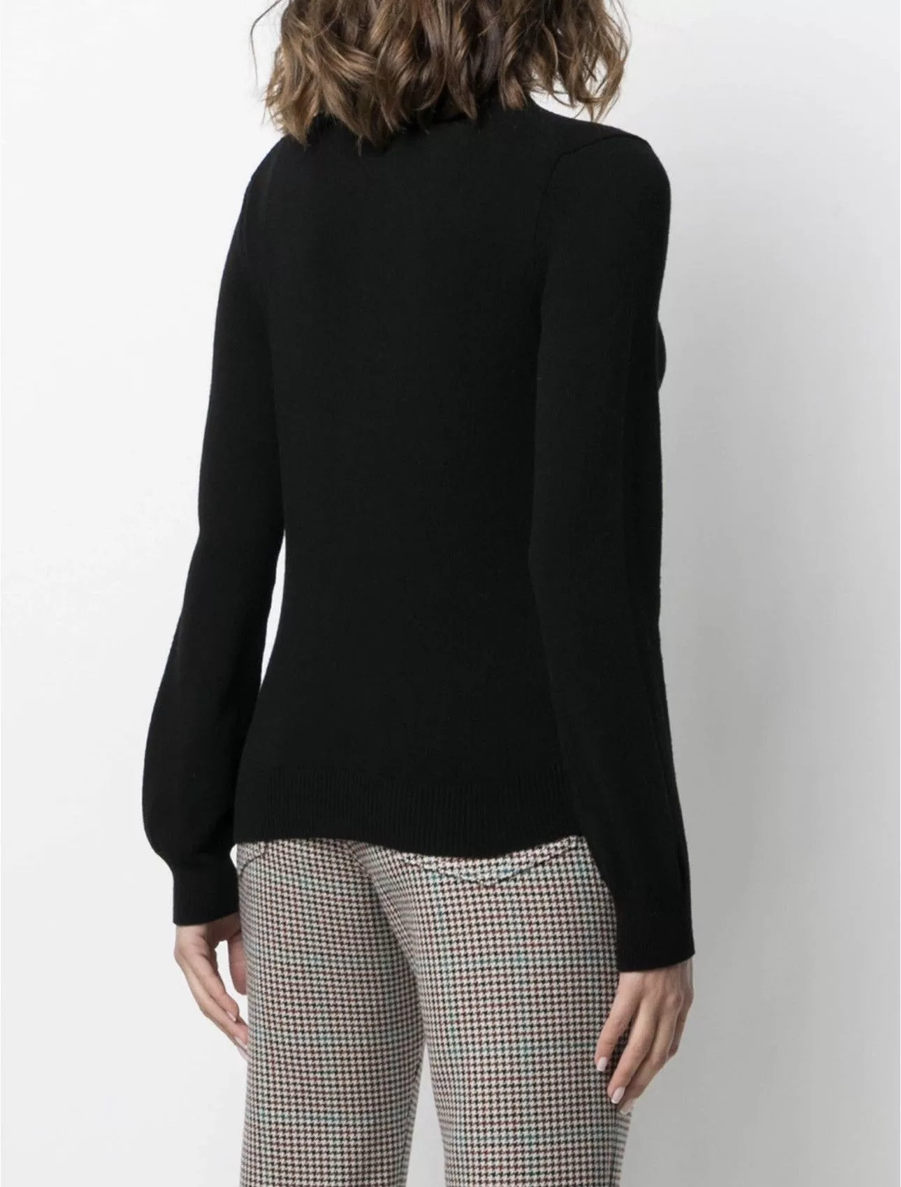 Comme des Garcons PLAY Sweaters Comme des Garcons PLAY Comme Des Garćons Play overlapping heart wool cardigan Black