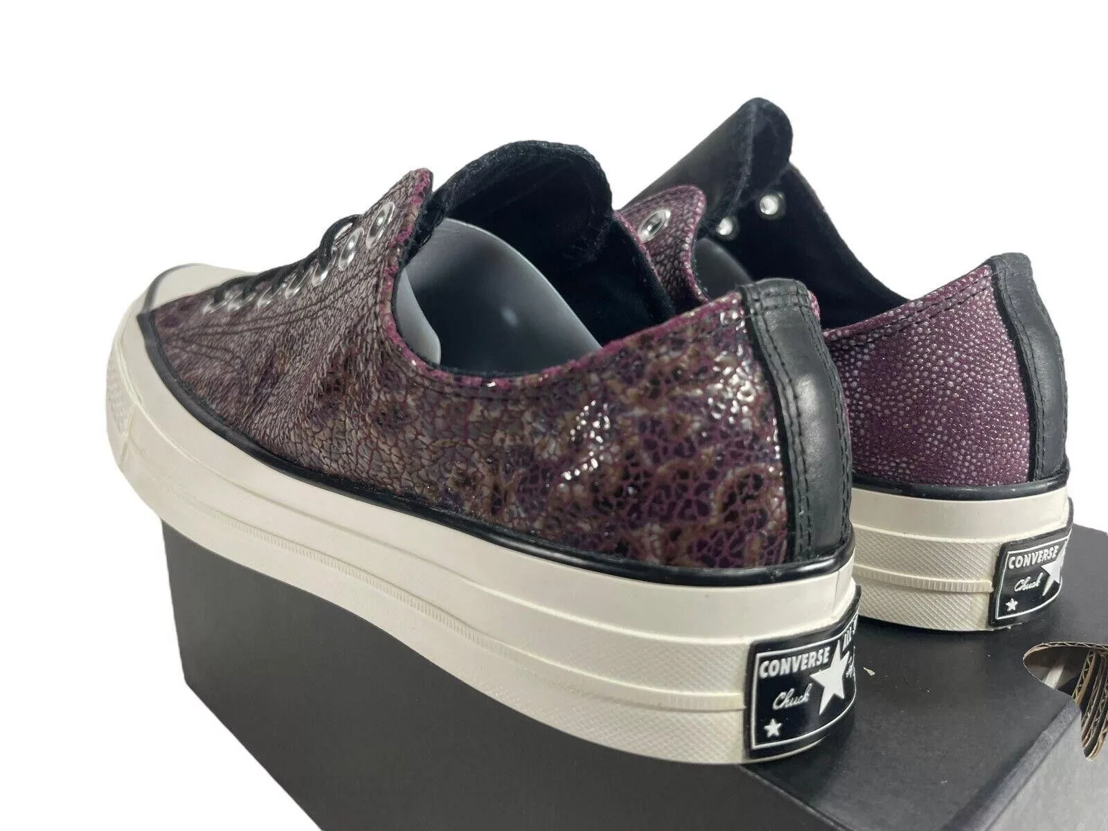 Converse Low Top Sneakers Converse Chuck OX Low Top Stingray Split Leather A01085C 9 Purple