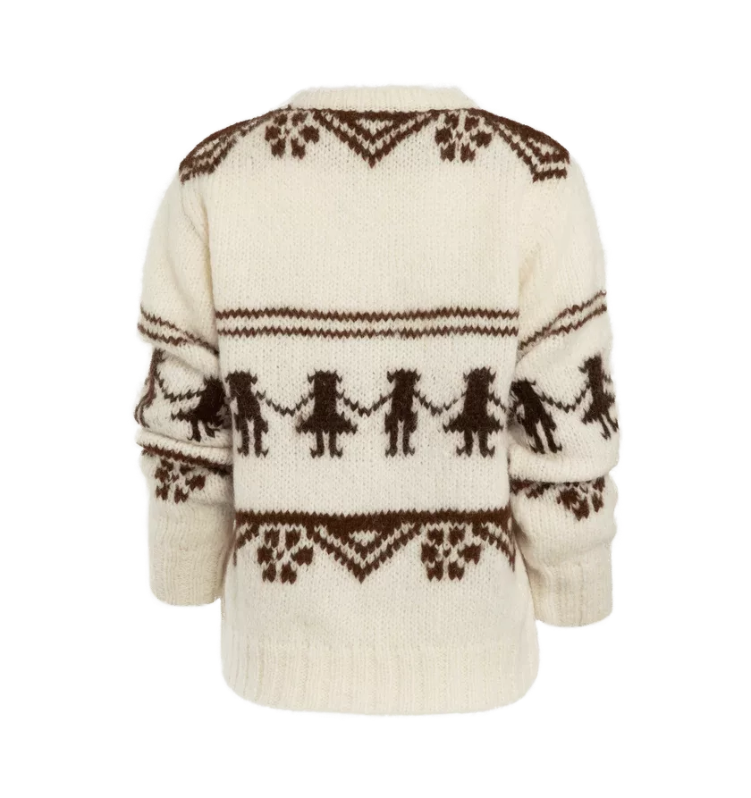 Bode Sweaters Bode o1h1sh10624 Sweater in Cream White
