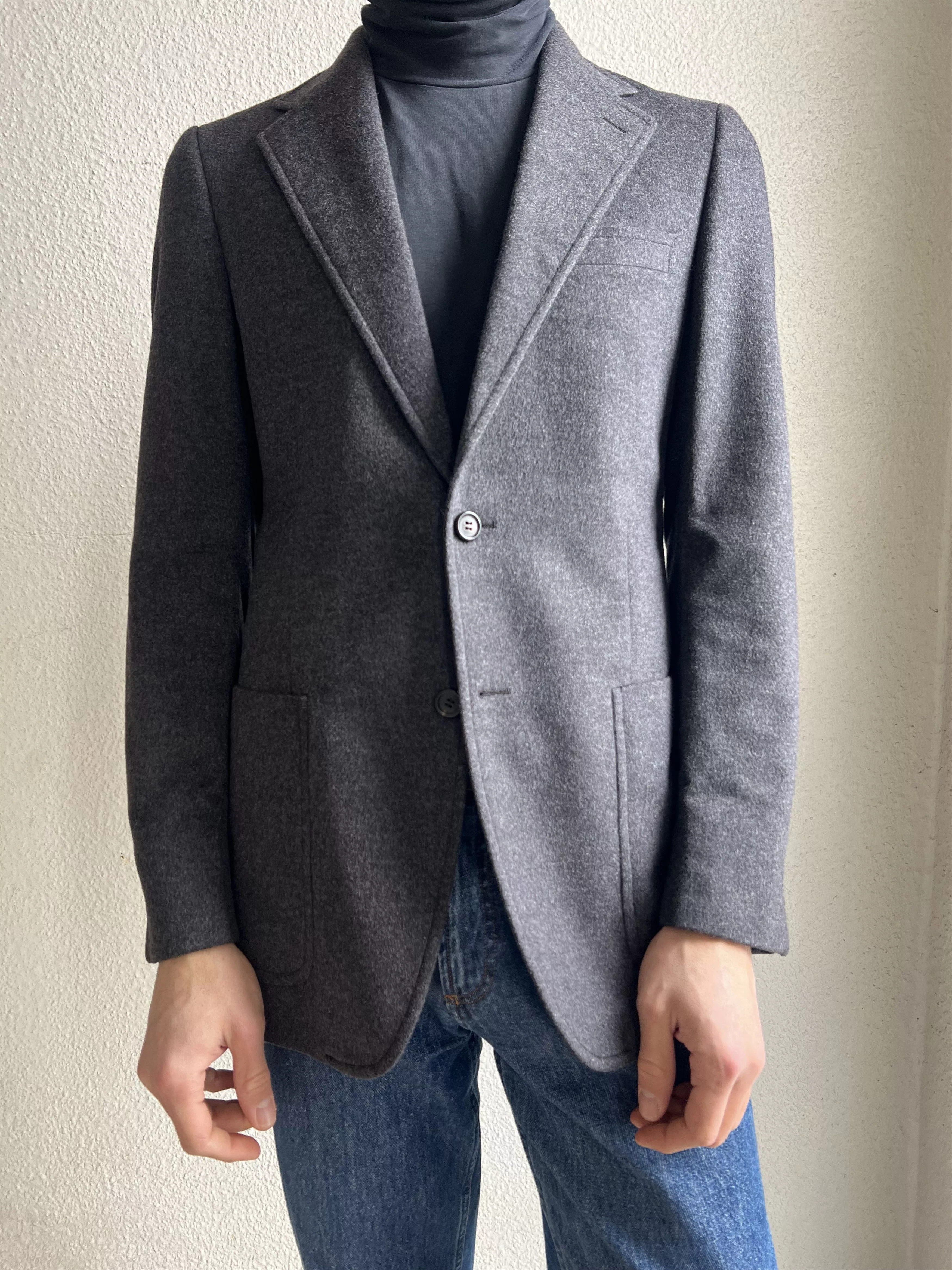 Prada Blazers Prada tailored wool jacket Gray