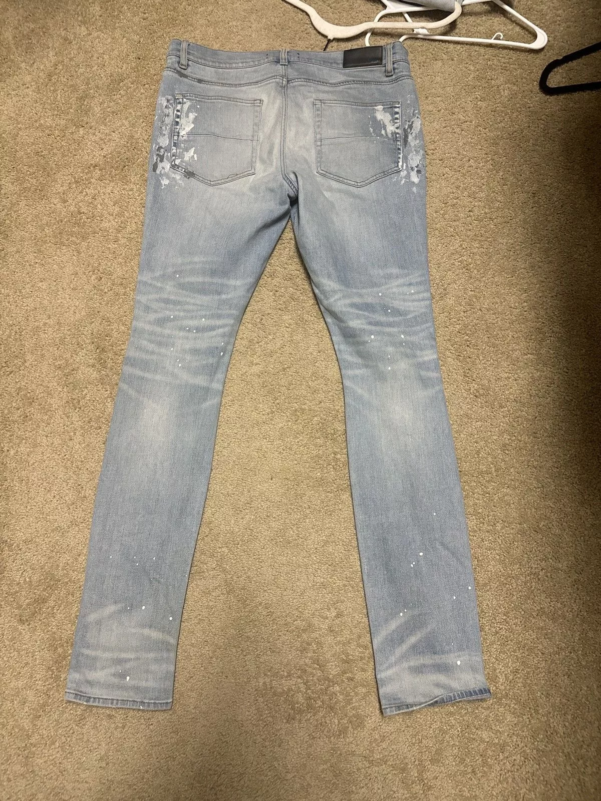 Amiri Denim Amiri paint spatter denim classic Blue