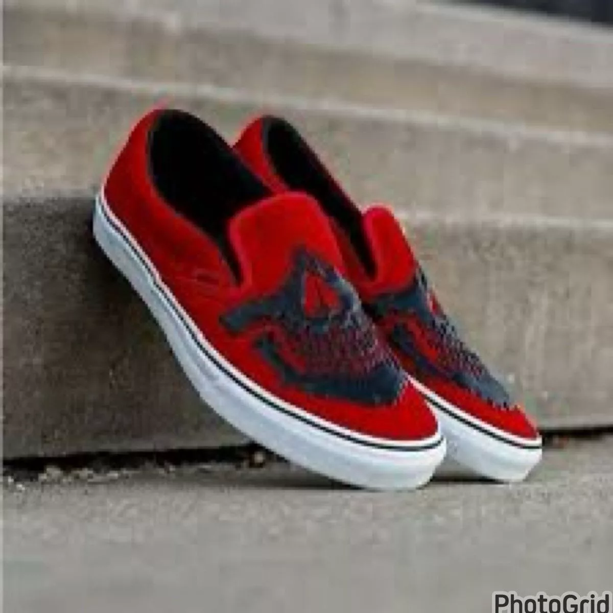 Vans Slip Ons Vans Jawbone Red