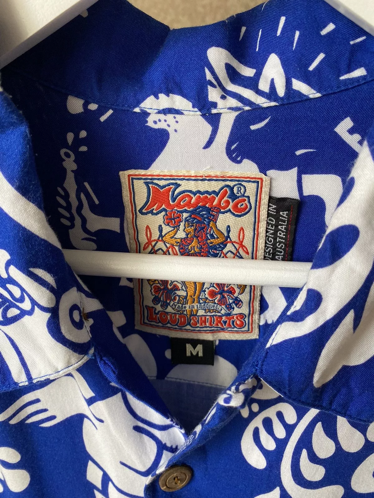Mambo Shirts Button Ups Mambo × Vintage Mambo Shirt Vintage Hawaii Blue