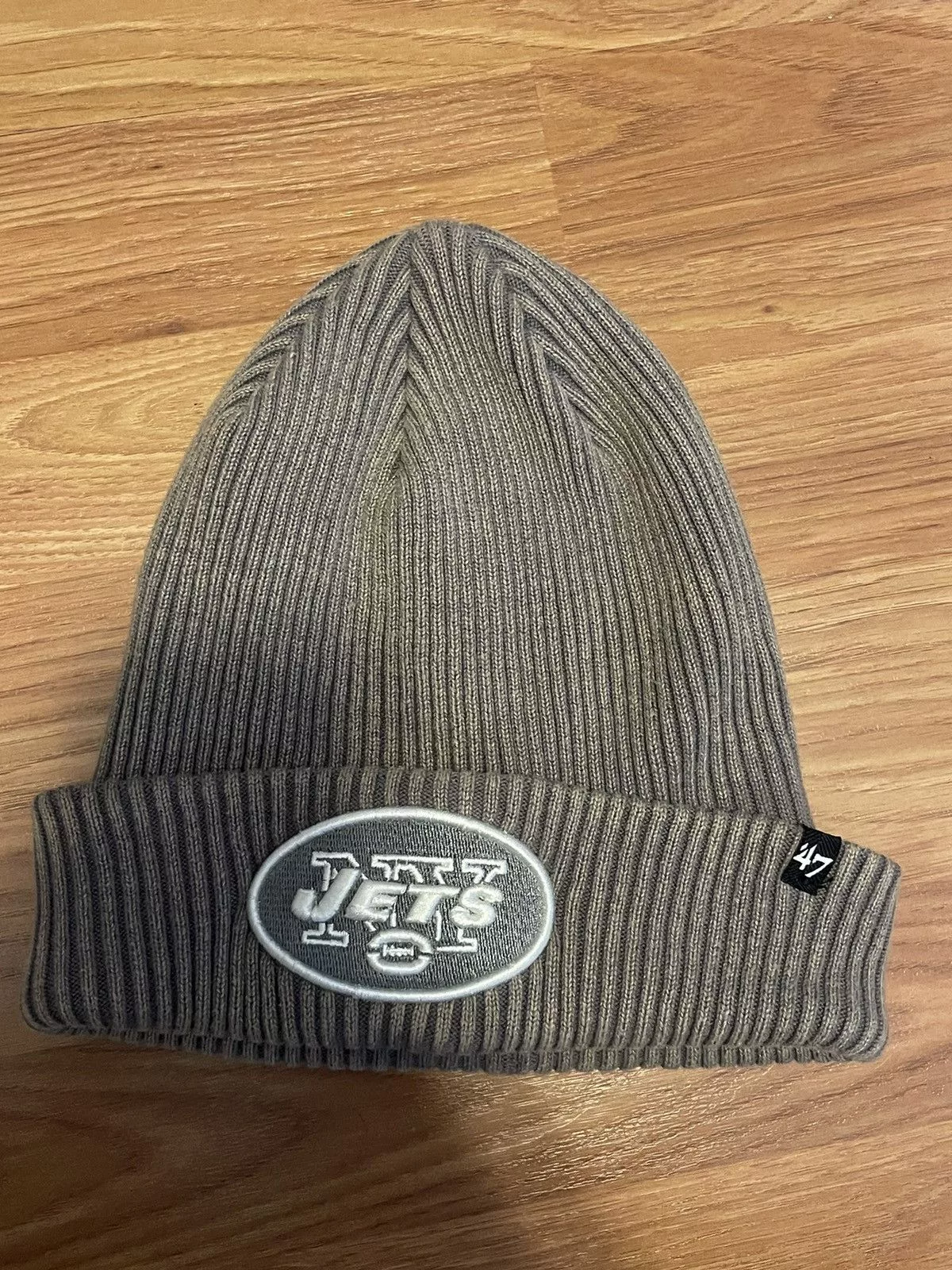 47 Brand Hats 47 Brand Grey Jets Beanie✈️🟢🏈 Gray