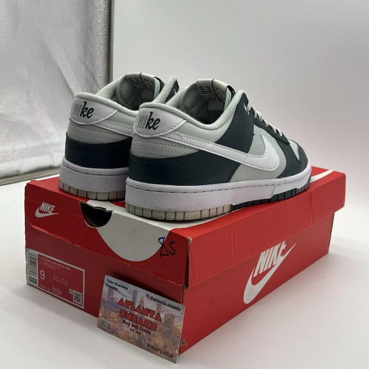 Nike Low Top Sneakers Nike dunk low split deep jungle Green
